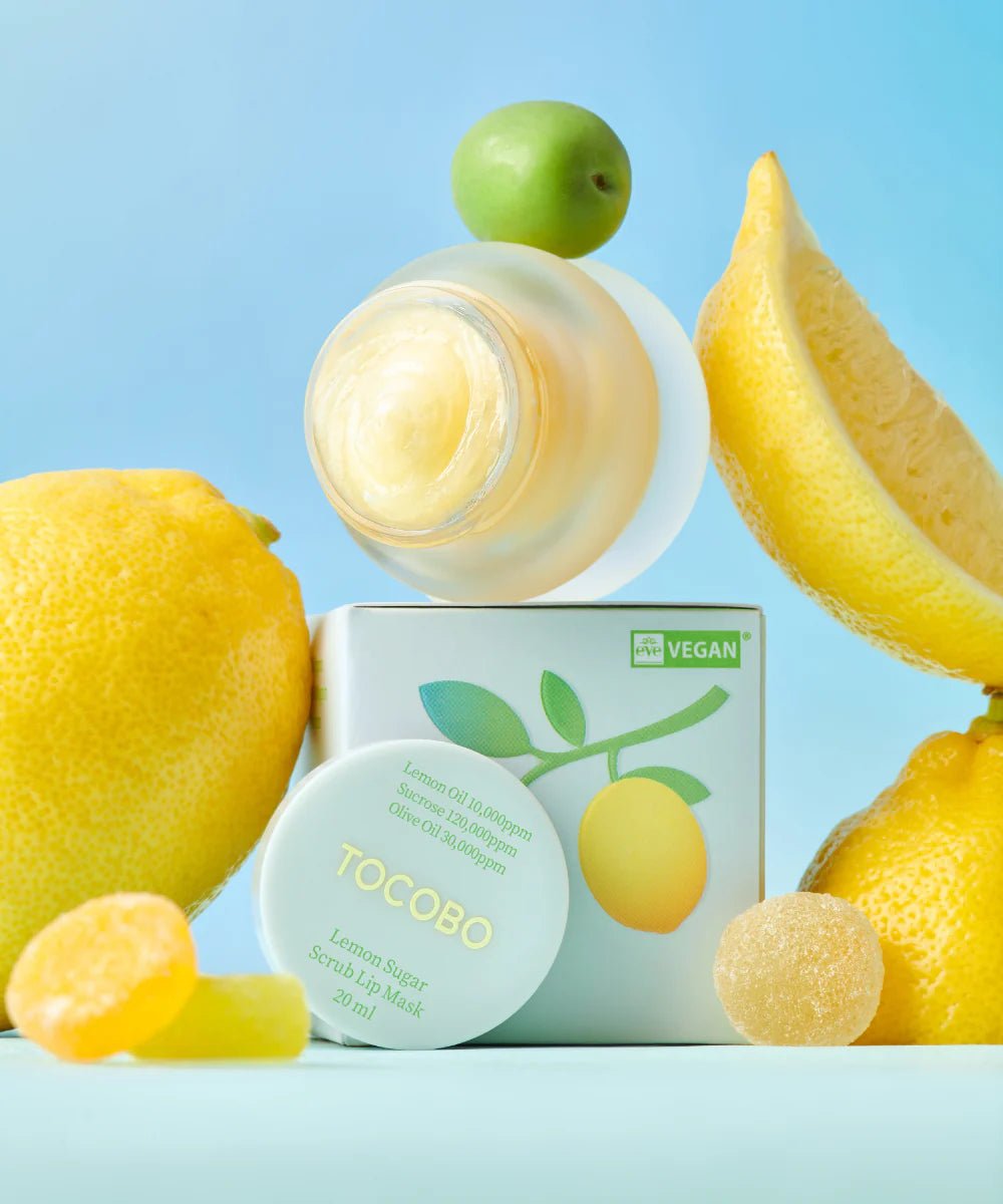 LEMON SUGAR SCRUB LIP MASK Gommage masque au citron tocobo - Karenation