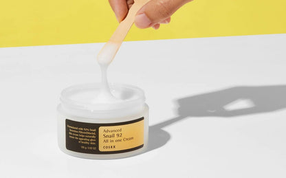 Crème hydratante à la bave d'escargot cosrx karenation soin coréen