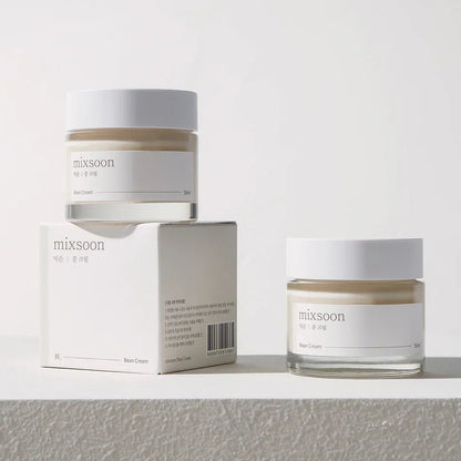 Mixsoon BEAN CREAM crème hydratante ferment - Karenation soin coréen