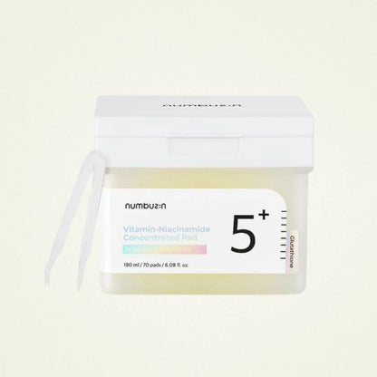 Pads concentrés en niacinamide et vitamine c numbuzin karenation