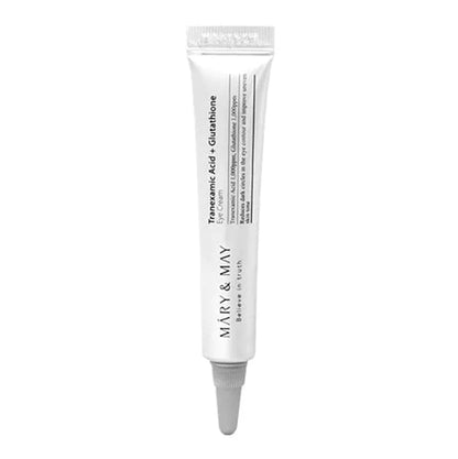 TRANEXAMIC ACID+ GLUTATHIONE EYE CREAM - Soin contour des yeux illuminateurs Karenation Mary & May