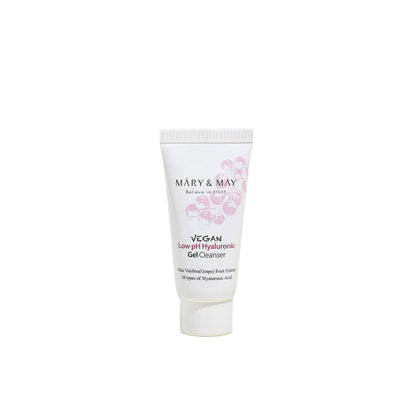 VEGAN LOW PH HYALURONIC GEL TO FOAM CLEANSER MARY & MAY - Karenation nettoyant doux à l'acide hyaluronique